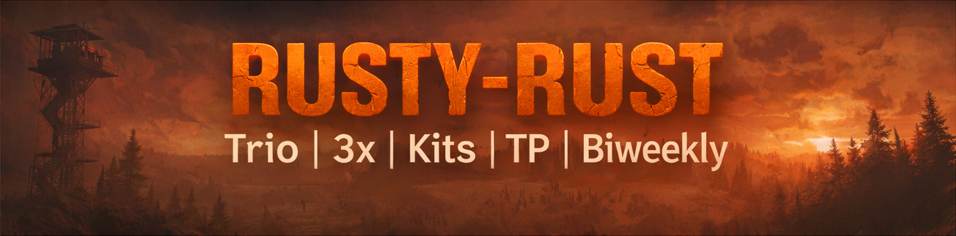 Rusty-Rust Banner